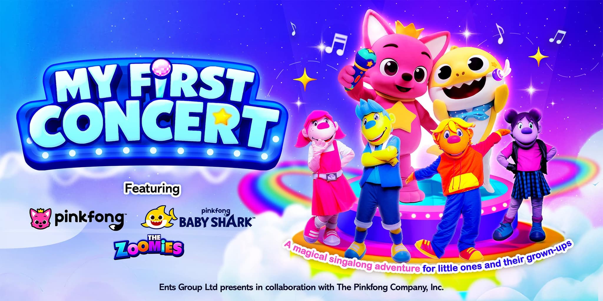 My First Concert – FT BABY SHARK, PINKFONG & THE ZOOMIES