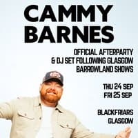 Cammy Barnes Official Aftershow Party & DJ Set