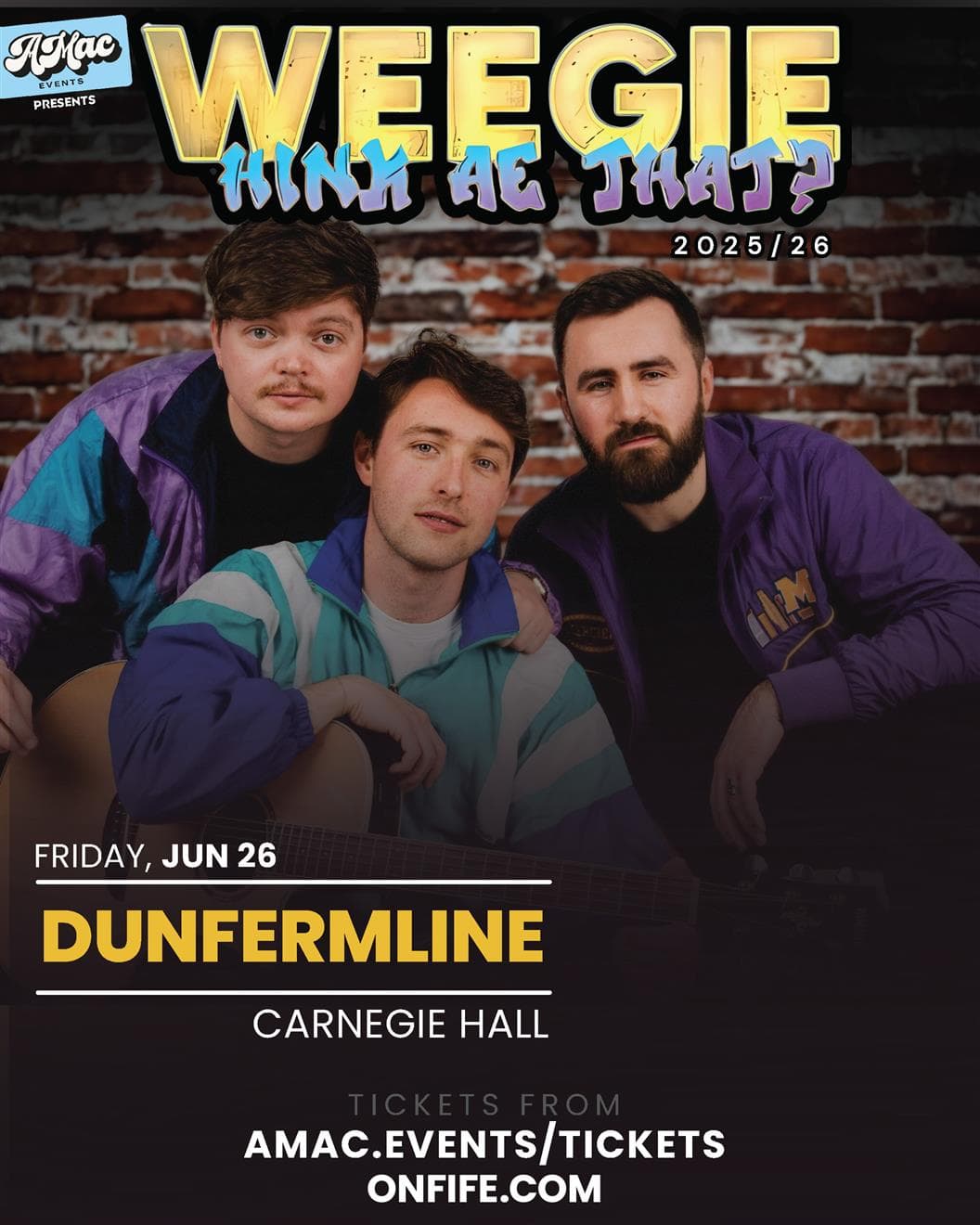 WEEGIE HINK AE THAT?LIVE ON TOUR 2026 - cancelled