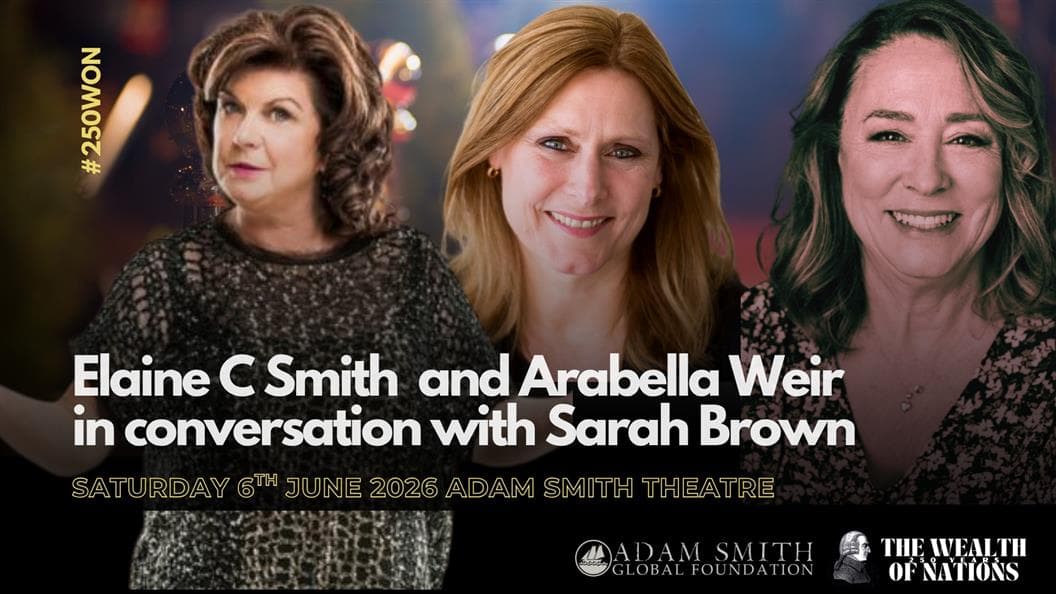 ELAINE C SMITH & ARABELLA WEIR IN CONVERSATION WITH SARAH BROWNAdam Smith Theatre