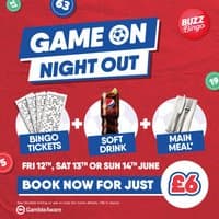 Bingo Balls: Eat, Drink & Play for £6 - Buzz Bingo Motherwell