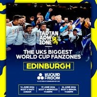 Tartan Army Zone: Scotland Vs Morocco (Edinburgh)
